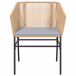VidaXL 369103 chaise d'extérieur Terrace Siège rembourré Polyuréthane, Acier Gris - Vue supplémentaire 5