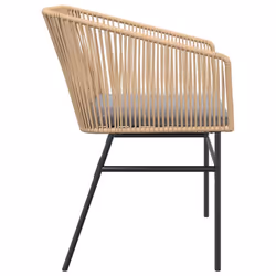 VidaXL 369103 chaise d'extérieur Terrace Siège rembourré Polyuréthane, Acier Gris - Vue supplémentaire 6