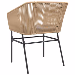 VidaXL 369103 chaise d'extérieur Terrace Siège rembourré Polyuréthane, Acier Gris - Vue supplémentaire 7