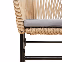 VidaXL 369103 chaise d'extérieur Terrace Siège rembourré Polyuréthane, Acier Gris - Vue supplémentaire 8