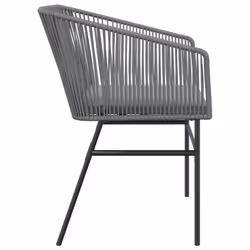 VidaXL 369104 chaise d'extérieur Terrace Siège rembourré Polyuréthane, Acier Gris - Vue supplémentaire 6