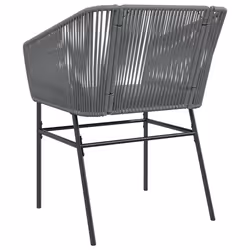 VidaXL 369104 chaise d'extérieur Terrace Siège rembourré Polyuréthane, Acier Gris - Vue supplémentaire 7