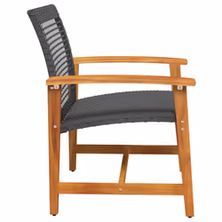 VidaXL 367595 banc de jardin Rotin, Acier - Vue supplémentaire 5