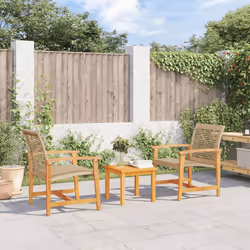 VidaXL 367597 banc de jardin Rotin, Acier