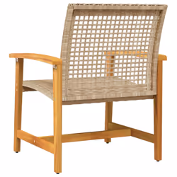 VidaXL 367597 banc de jardin Rotin, Acier - Vue supplémentaire 6