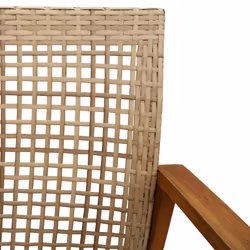 VidaXL 367597 banc de jardin Rotin, Acier - Vue supplémentaire 8