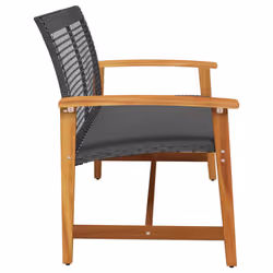 VidaXL 367598 banc de jardin Rotin, Acier - Vue supplémentaire 5