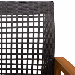 VidaXL 367598 banc de jardin Rotin, Acier - Vue supplémentaire 8