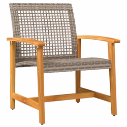 VidaXL 367602 banc de jardin Rotin, Acier - Vue supplémentaire 4