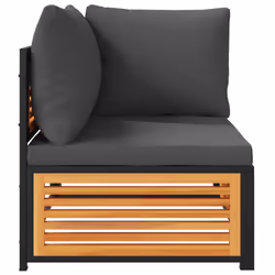 VidaXL 367638 banc de jardin Bois d'acacia, Acier - Vue supplémentaire 6
