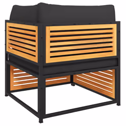 VidaXL 367638 banc de jardin Bois d'acacia, Acier - Vue supplémentaire 7