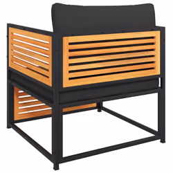 VidaXL 367641 banc de jardin Bois d'acacia, Acier - Vue supplémentaire 7