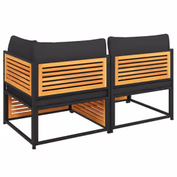 VidaXL 367642 banc de jardin Bois d'acacia, Acier - Vue supplémentaire 7