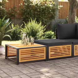 Cette table de jardin en bois avec tabouret sera un excellent complément à votre jardin, terrasse ou patio pour discuter avec ...