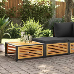 Vidaxl - Table de jardin avec tabouret bois d'acacia massif