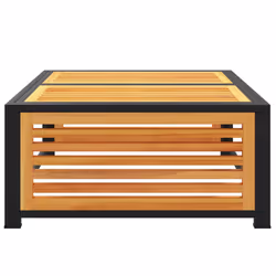 VidaXL 367644 banc de jardin Bois d'acacia, Acier - Vue supplémentaire 4
