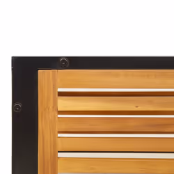VidaXL 367644 banc de jardin Bois d'acacia, Acier - Vue supplémentaire 7