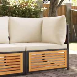 VidaXL 367645 banc de jardin Bois d'acacia, Acier