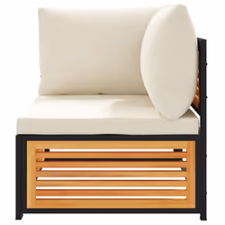 VidaXL 367645 banc de jardin Bois d'acacia, Acier - Vue supplémentaire 4