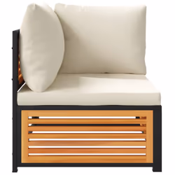 VidaXL 367645 banc de jardin Bois d'acacia, Acier - Vue supplémentaire 6