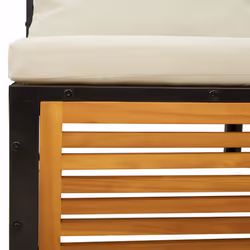 VidaXL 367646 banc de jardin Bois d'acacia, Acier - Vue supplémentaire 8