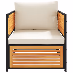 VidaXL 367648 banc de jardin Bois d'acacia, Acier - Vue supplémentaire 4