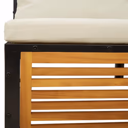 VidaXL 367649 banc de jardin Bois d'acacia, Acier - Vue supplémentaire 8