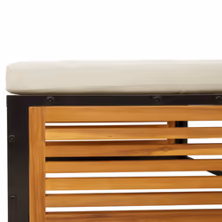 VidaXL 367650 banc de jardin Bois d'acacia, Acier - Vue supplémentaire 7