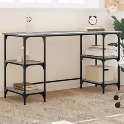 Ce bureau est conçu pour être un supplément pratique et décoratif à votre espace de vie ! Matériau durable : le bois d'ingéni ...
