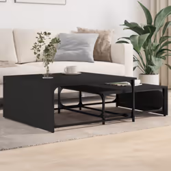 Les 2 tables basses gigognes sont l'alternative parfaite pour les petits appartements ou tout endroit où l'espace est limité. ...