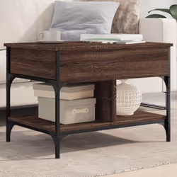 Ajoutez une touche d'élégance à votre salon avec cette élégante table basse. Matériau durable : le bois d'ingénierie est d'un ...