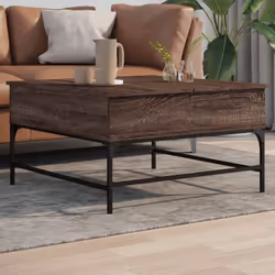 Ajoutez une touche d'élégance à votre salon avec cette élégante table basse. Matériau durable : le bois d'ingénierie est d'un ...
