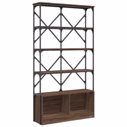 VidaXL 845430, Marron, Chêne, Métal, Bois, 1000 mm, 260 mm, 1800 mm