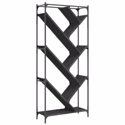 VidaXL 845431, Noir, Métal, Bois, 790 mm, 300 mm, 1800 mm