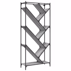 VidaXL 845434, Gris, Chêne, Métal, Bois, 790 mm, 300 mm, 1800 mm