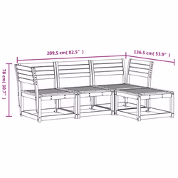 VidaXL 3216905 ensemble de meubles de jardin - Vue supplémentaire 8
