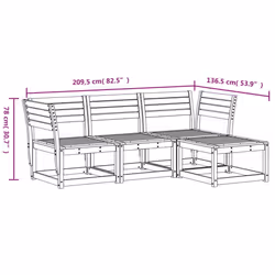 VidaXL 3216906 ensemble de meubles de jardin - Vue supplémentaire 8