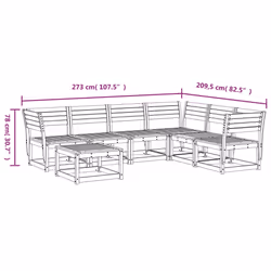 VidaXL 3216925 ensemble de meubles de jardin - Vue supplémentaire 8