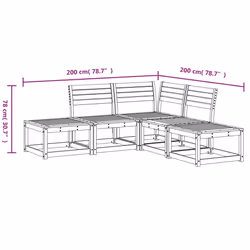 VidaXL 3216957 ensemble de meubles de jardin - Vue supplémentaire 8