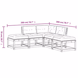 VidaXL 3216960 ensemble de meubles de jardin - Vue supplémentaire 8