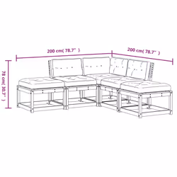 VidaXL 3216961 ensemble de meubles de jardin - Vue supplémentaire 8