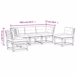 VidaXL 3216975 ensemble de meubles de jardin - Vue supplémentaire 7