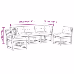 VidaXL 3216976 ensemble de meubles de jardin - Vue supplémentaire 8