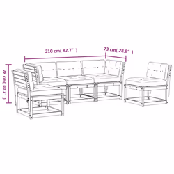 VidaXL 3216982 ensemble de meubles de jardin - Vue supplémentaire 8