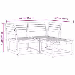 VidaXL 3216986 ensemble de meubles de jardin - Vue supplémentaire 7
