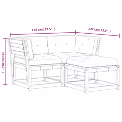 VidaXL 3216987 ensemble de meubles de jardin - Vue supplémentaire 8