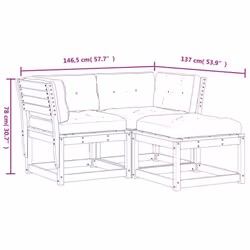 VidaXL 3216991 ensemble de meubles de jardin - Vue supplémentaire 8