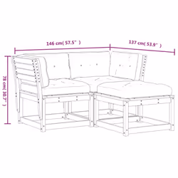 VidaXL 3216992 ensemble de meubles de jardin - Vue supplémentaire 8