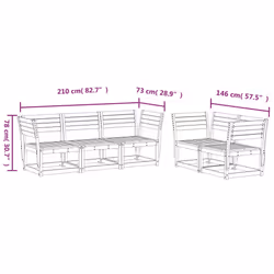 VidaXL 3216995 ensemble de meubles de jardin - Vue supplémentaire 8