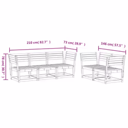 VidaXL 3216996 ensemble de meubles de jardin - Vue supplémentaire 8